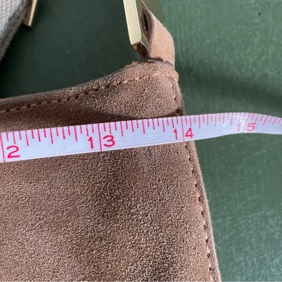 India Hicks EDWINA Hobo/Saddle Bag in Suede - Picture 11 of 13